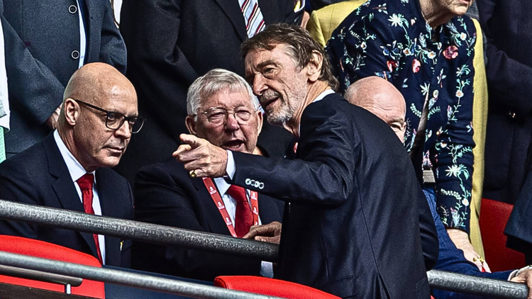 Sir Jim Ratcliffe (right)