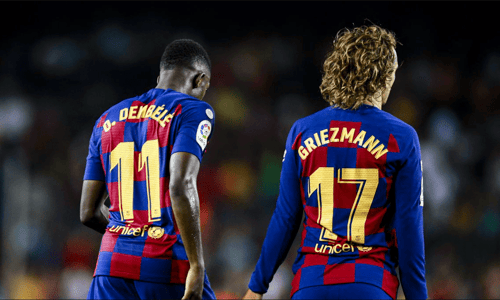 Ousmane Dembele and Antoine Griezmann have both struggled at Barcelona