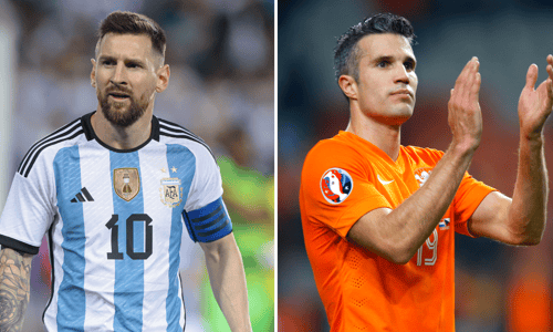 Messi, Van Persie archive