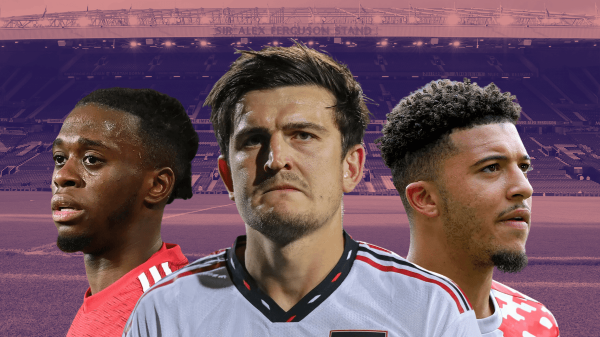 Harry Maguire, Jadon Sancho, Aaron Wan-Bissaka, Manchester United