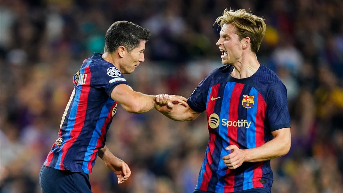 Frenkie de Jong, Robert Lewandowski, Barcelona, 2022/23