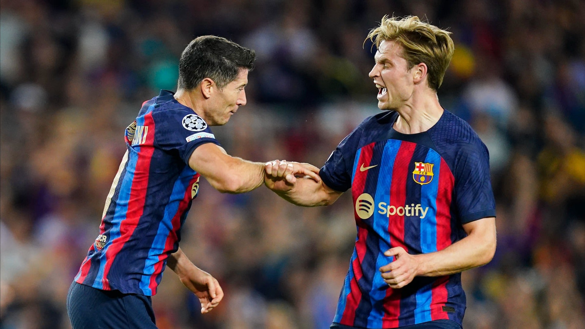 Frenkie de Jong, Robert Lewandowski, Barcelona, 2022/23