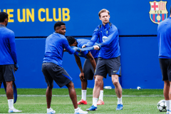 Frenkie de Jong, Ansu Fati, Barcelona