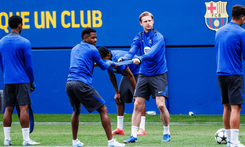 Frenkie de Jong, Ansu Fati, Barcelona