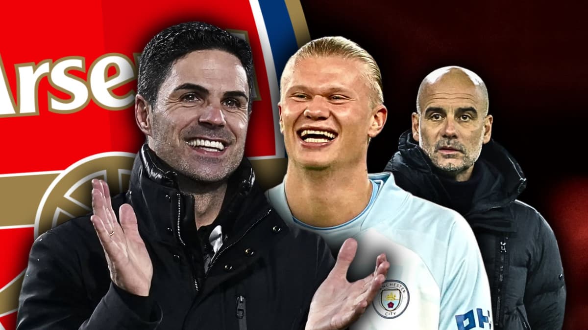 Mikel Arteta, Erling Haaland, Pep Guardiola, Arsenal