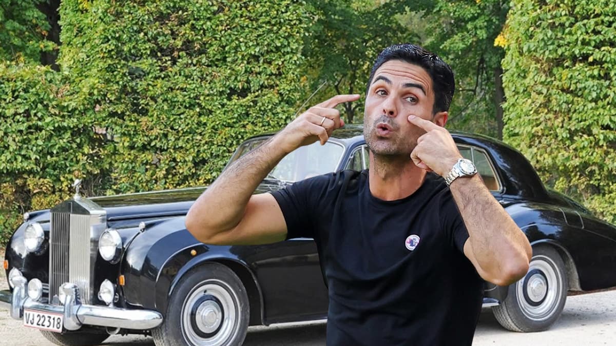 Mikel Arteta Rolls Royce