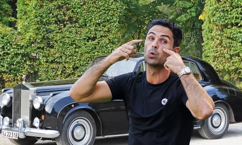 Mikel Arteta Rolls Royce