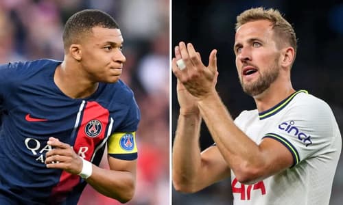 Kylian Mbappe and Harry Kane