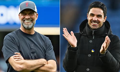 Jurgen Klopp, Liverpool, Mikel Arteta, Arsenal