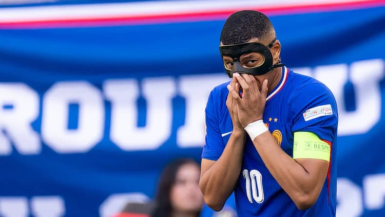 Kylian Mbappe struggled to perform during Euro 2024.