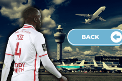 Jordan Teze, Schiphol