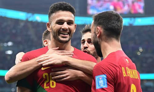 Goncalo Ramos starring for Portugal against Switzerland