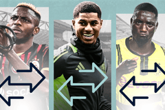 Victor Osimhen, Marcus Rashford, Serhou Guirassy