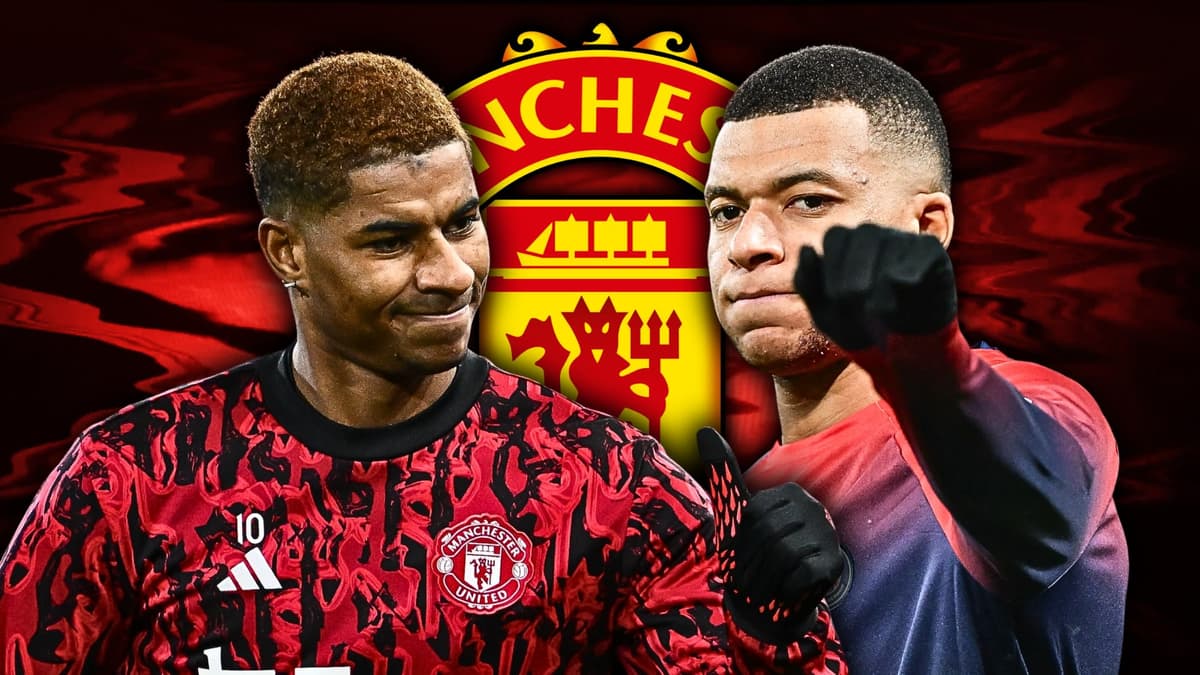 Marcus Rashford, Kylian Mbappe, Man Utd