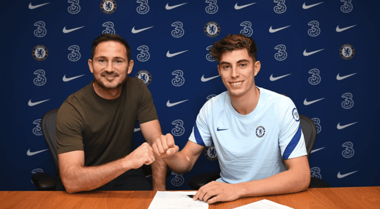 Kai Havertz was signed when Frank Lampard was manager