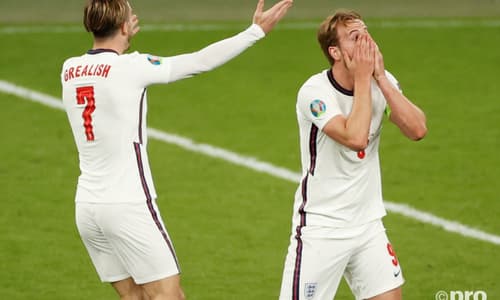 Harry Kane and Jack Grealish, Euro 2020 final