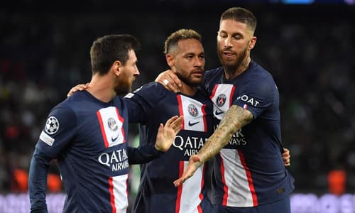 Messi, Neymar and Ramos at PSG