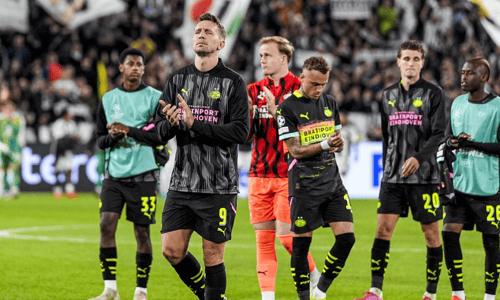 Luuk de Jong, Noa Lang, Guus Til, Isaac Babadi, PSV