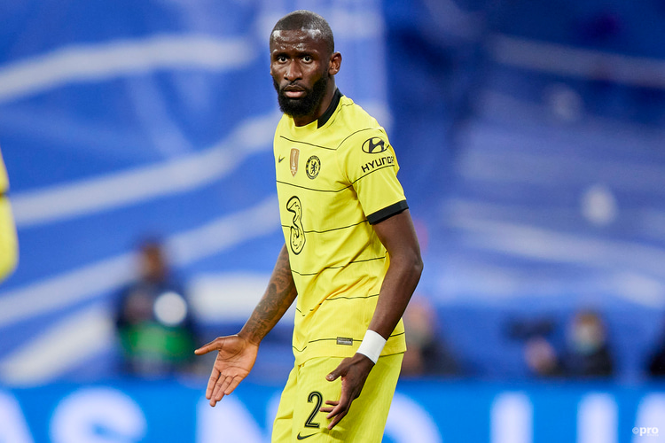 Rudiger struggled against Real Madrid