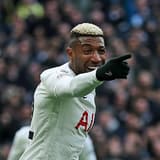 Emerson Royal in action for Tottenham.