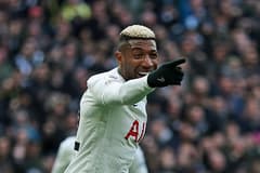 Emerson Royal in action for Tottenham.