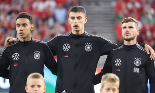 Jamal Musiala, Kai Havertz, Timo Werner, Germany