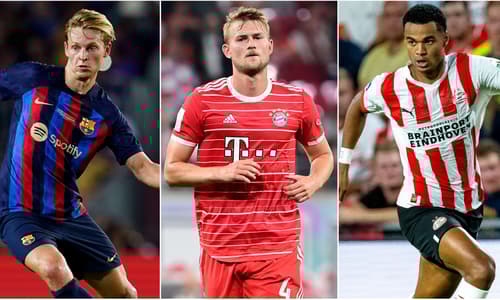 Top ten Dutch players highest market value