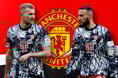 Noussair Mazraoui Matthijs de Ligt Bayern Munich Man Utd