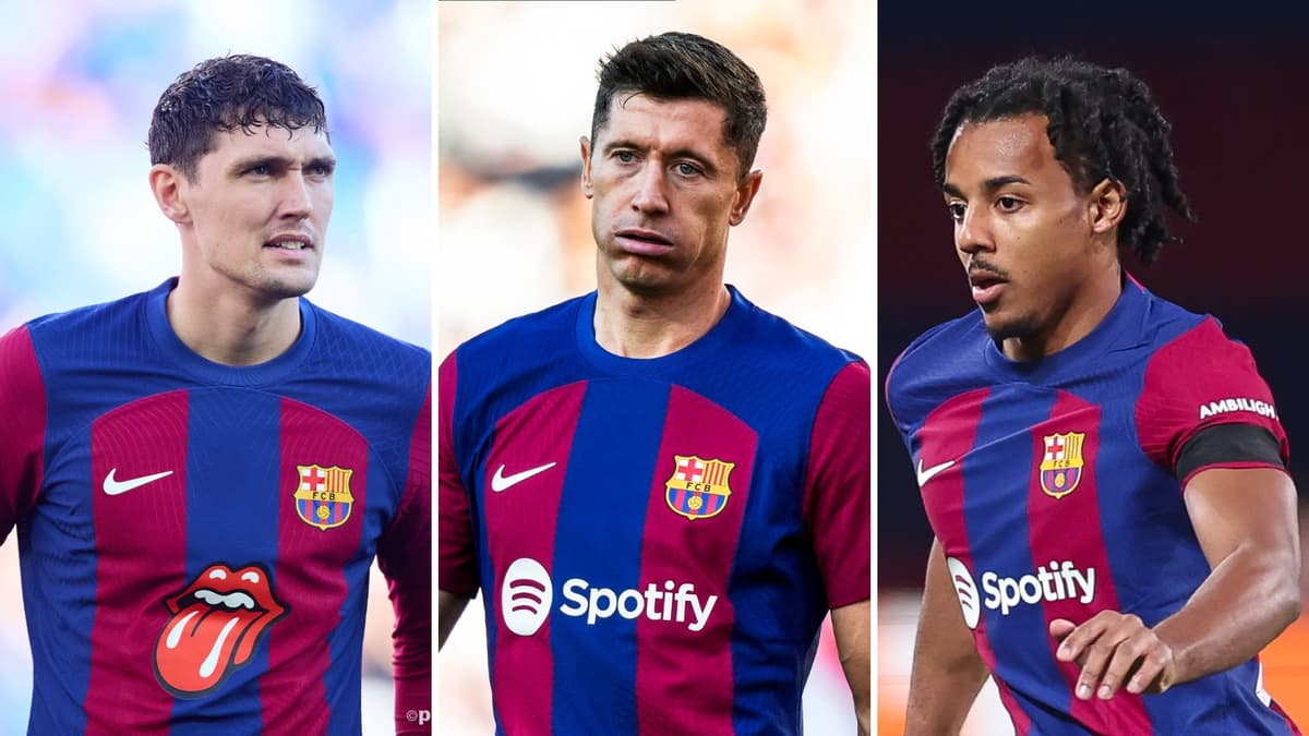 Andreas Christensen, Robert Lewandowski, Jules Kounde, Barcelona, 2023/24