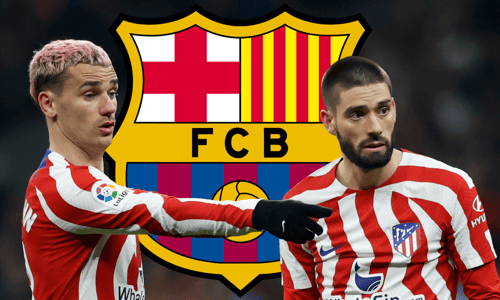 Antoine Griezmann, Yannick Carrasco, Barcelona, Atletico Madrid, 2022/23