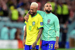 Dani Alves, Neymar, Brasil