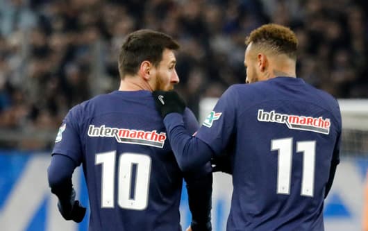Lionel Messi and Neymar at PSG.