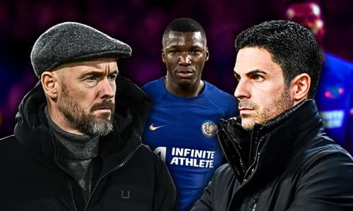Erik ten Hag, Mikel Arteta, Moises Caicedo