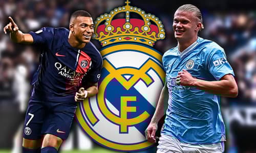 Kylian Mbappe, Erling Haaland, Real Madrid