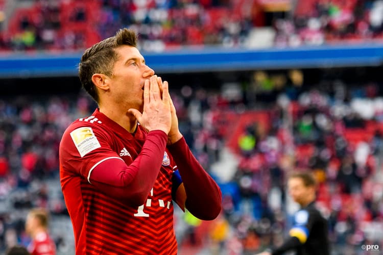 Bayern Munich striker Robert Lewandowski