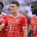 Benjamin Pavard in action with Bayern Munich.