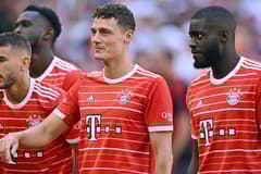 Benjamin Pavard in action with Bayern Munich.