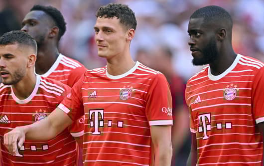 Benjamin Pavard in action with Bayern Munich.