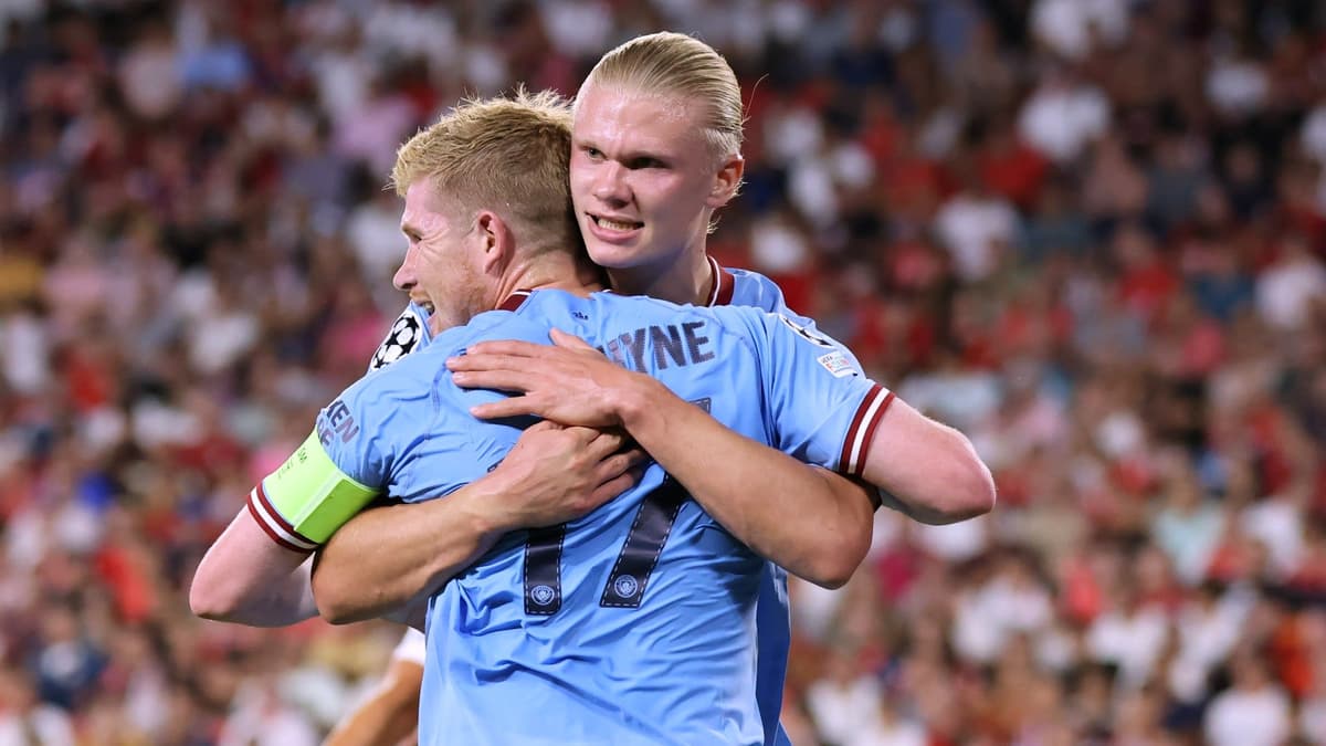 Erling Haaland, Kevin De Bruyne, Manchester City, 2022/23