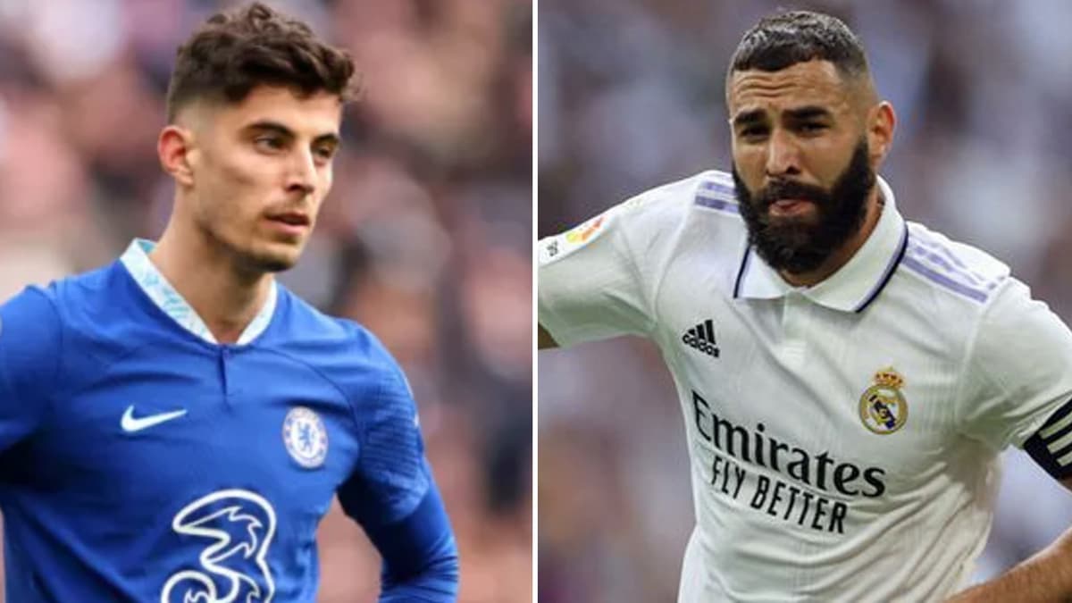 Kai Havertz and Karim Benzema