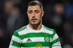 Josip Juranovic in action for Celtic.