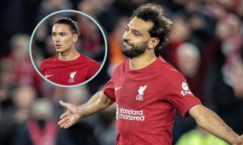Mohamed Salah Darwin Nunez Liverpool 2022-23