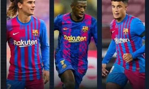 Antoine Griezmann, Ousmane Dembele, Philippe Coutinho, Barcelona