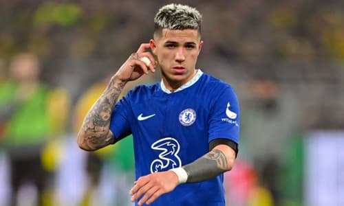 Chelsea's record signing Enzo Fernandez.