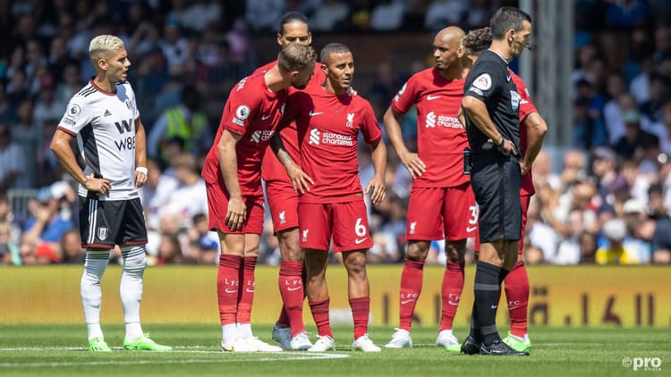Thiago injury, Liverpool v Fulham