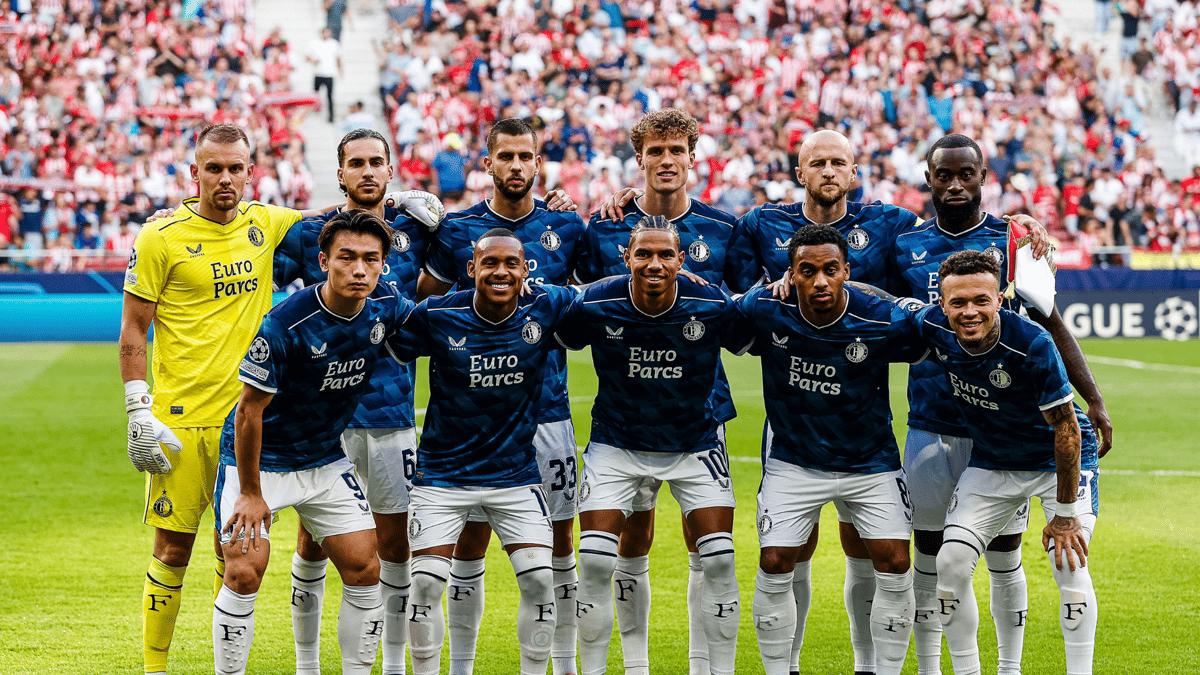 Feyenoord team photo, vs Atlético Madrid