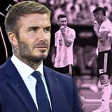 David Beckham, Lionel Messi, Angel di Maria, Marcos Rojo, Inter Miami