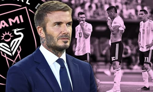 David Beckham, Lionel Messi, Angel di Maria, Marcos Rojo, Inter Miami