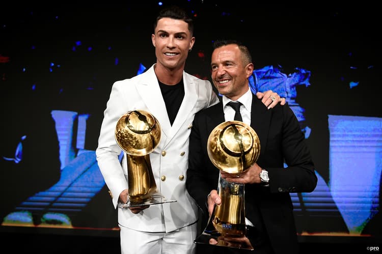 Cristiano Ronaldo and Jorge Mendes