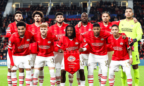 PSV Eindhoven, Team photo vs Arsenal